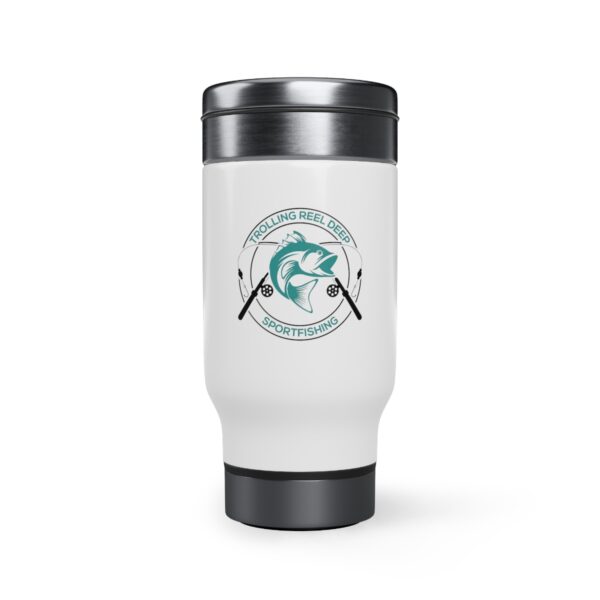 Stainless Steel Travel Mug with Handle, 14oz