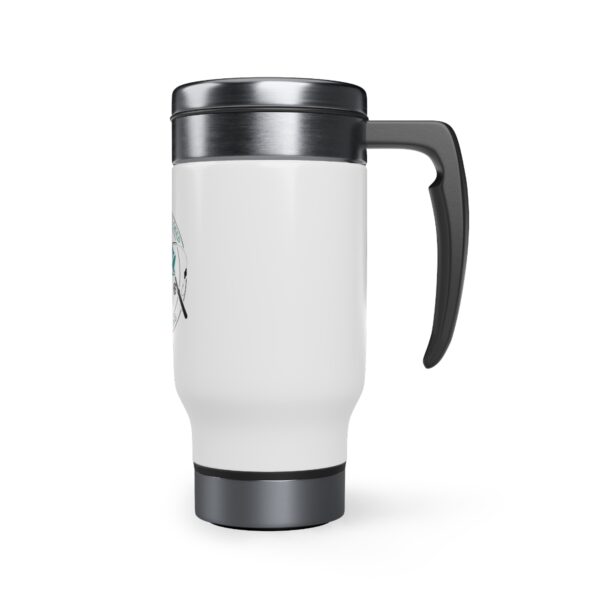 Stainless Steel Travel Mug with Handle, 14oz - Image 4