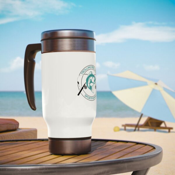Stainless Steel Travel Mug with Handle, 14oz - Image 6