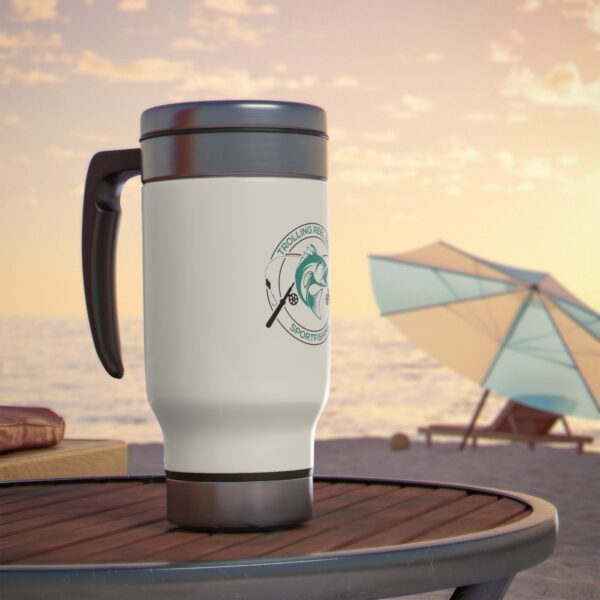 Stainless Steel Travel Mug with Handle, 14oz - Image 7