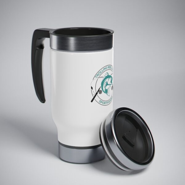 Stainless Steel Travel Mug with Handle, 14oz - Image 8